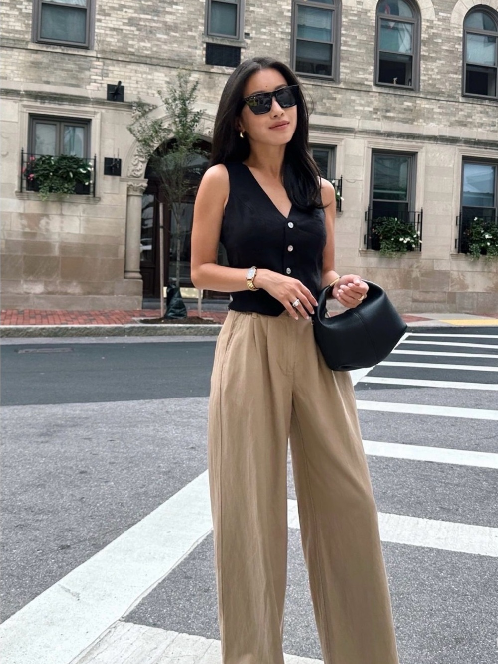 Madewell The Harlow Wide-Leg Pants - Size 8